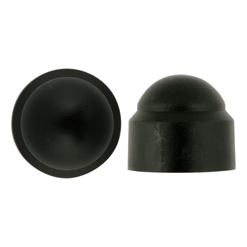 Cover cap for hexagonal bolt, plastic, black, M10