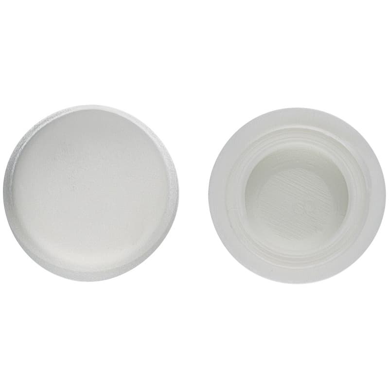 Cover cap for window sill screw, RAL 9010, plastic, pure white
