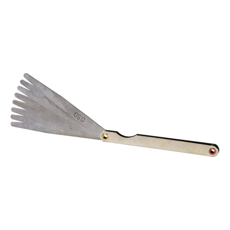 Feeler gauge, 20 blades, 100 mm 0.05 - 1 mm