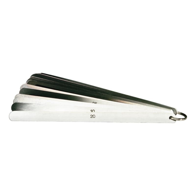 Feeler gauge, 20 blades, 200 mm 0.05 - 1 mm