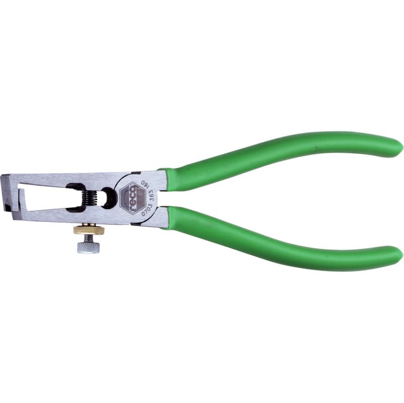 RECA wire stripping pliers, dip-insulated, 160 mm