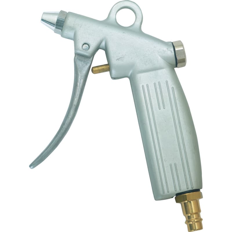 Compressed air blow-out gun short, aluminium, stepless dosing