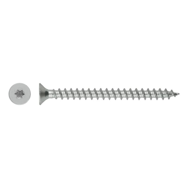 Particle board screw, countersunk head, galvanised, FT, TX 10 3.0 x 12