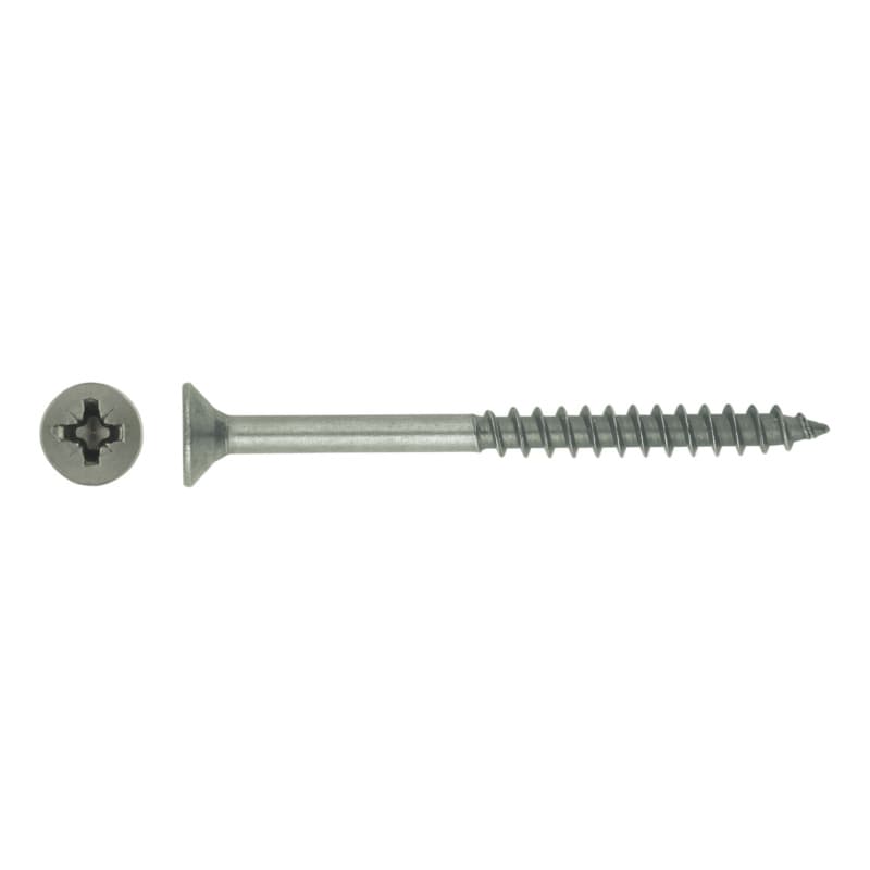 Countersunk-head particle board screw, A2, Z 2 3.5 x 40/24