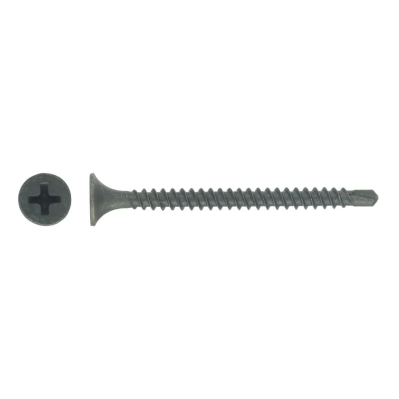 Drywall screws with drilling tip TSD EN 14566, phosphated, 3.5 x 25