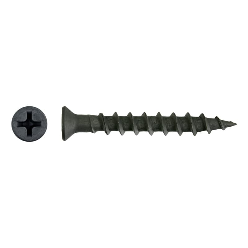 Plasterboard screw, phosphated, H 2 5.5 x 38