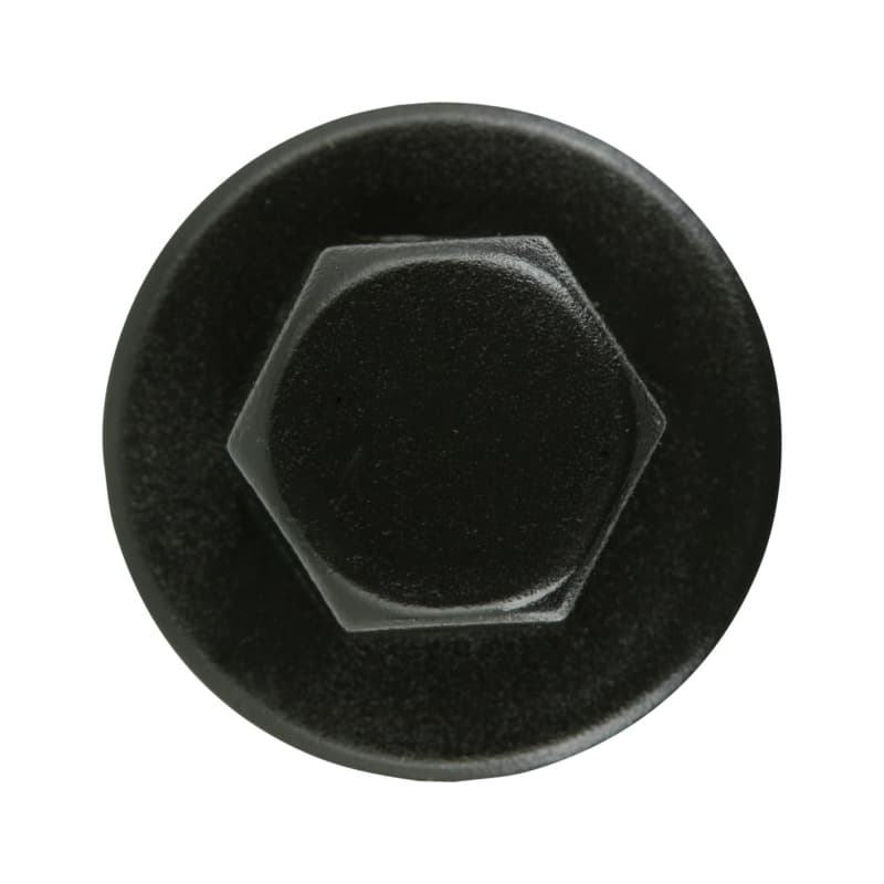 Caps for façade construction screw, RAL 9005, black, Ø 20 mm