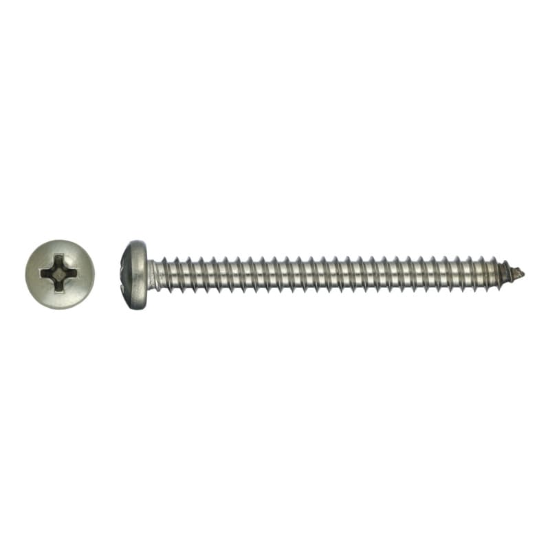Pan-head tapping screw, DIN 7981 A2, type C, H 2, 3.5 x 13
