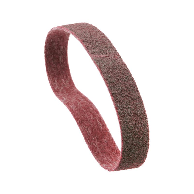 Non-woven material sanding belts, coarse/brown 35 x 650 mm