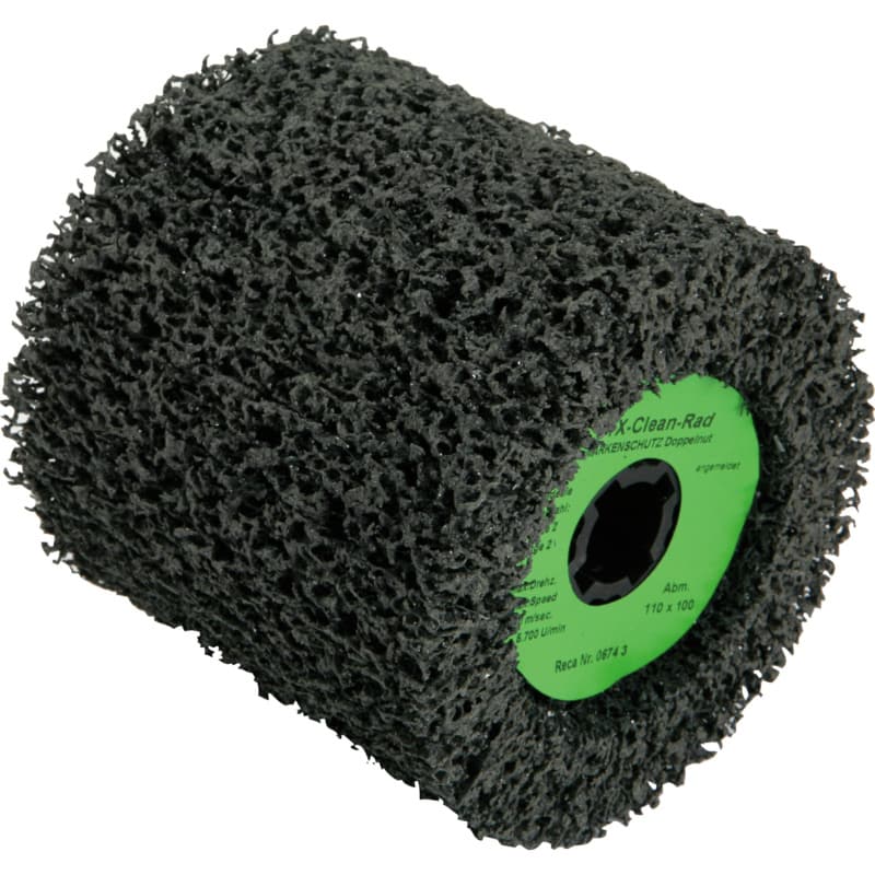 Clean wheel sanding rollers, grain: 36, cleaning disc, 115 x 100 mm