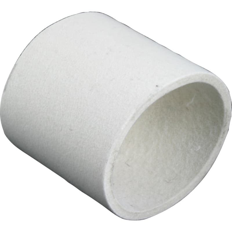 Felt polishing sleeve for polishing to mirror finish, 90 x 100 mm
