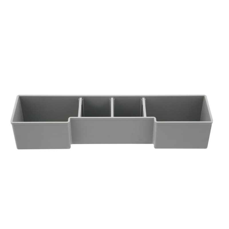 Empty box U3 for plastic system case, grey, 312 x 70 x 63 mm