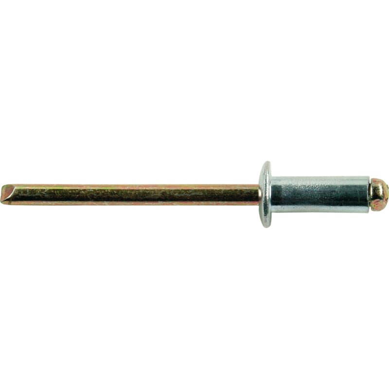Round pan head blind rivet, steel/steel, bore Ø 3.1, 3.0 x 6.0