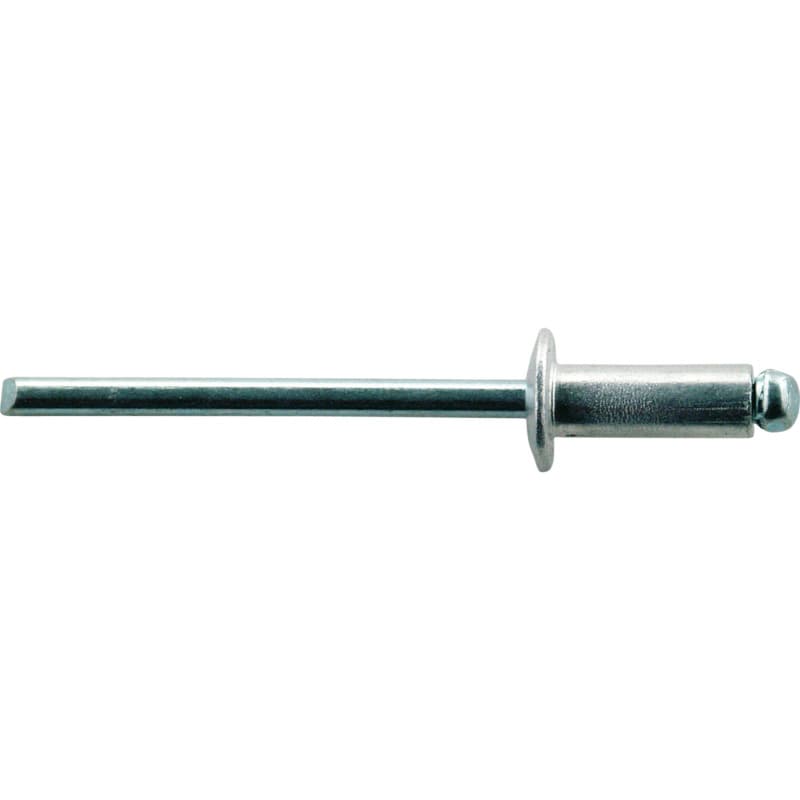 Round pan head blind rivet alu/steel, bore Ø 2.5, clamp range 0.5-2.0 mm 2.4x4.0