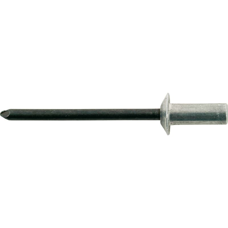 Round pan head closed-end blind rivet, aluminium/steel, bore Ø 3.3, 3.2 x 12.5