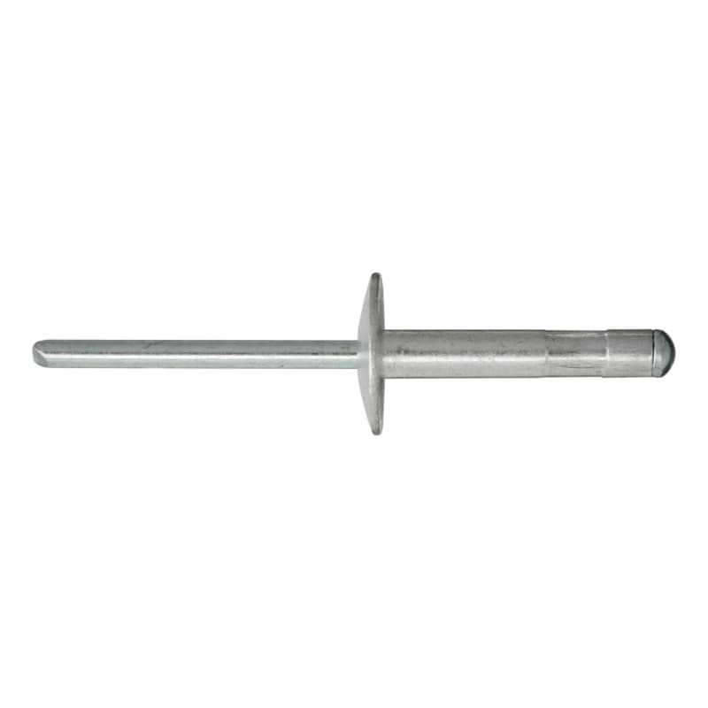 Large-hd mlt-prp rivet alu/stl bore Ø 4.9-5.2, clamp range 0.5-5.5 mm 4.8 x 10.3