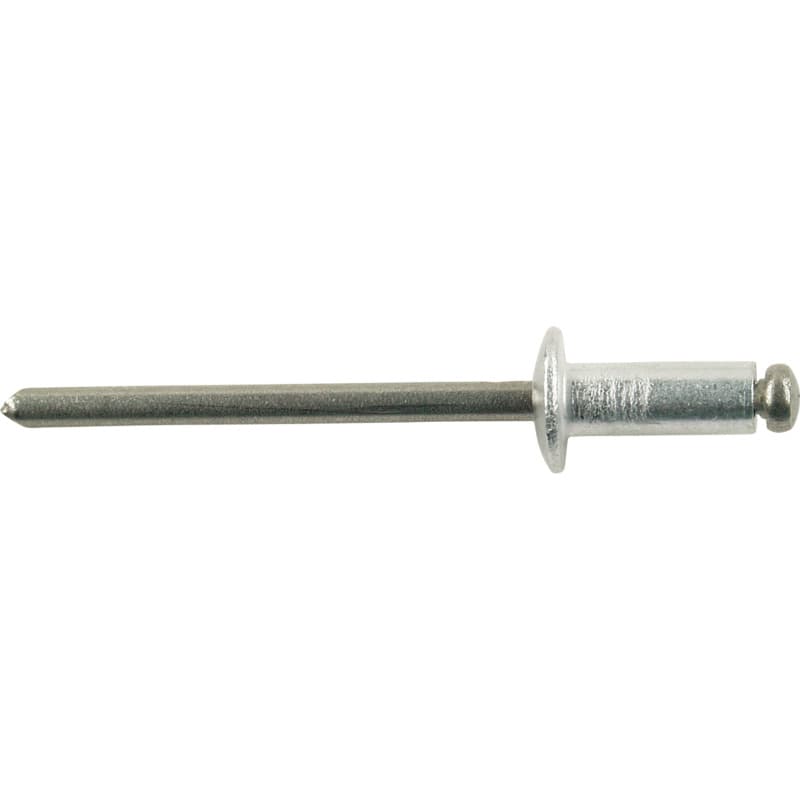 Round pan head blind rivet alu/A2, bore Ø 3.1, clamp range: 1.5-3.5 mm 3.0 x 6.0
