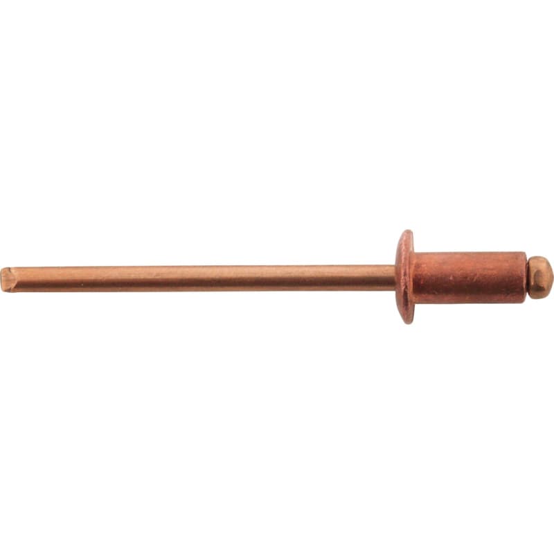 Round pan head blind rivet, copper/bronze, bore Ø 3.1, 3.0 x 6.0