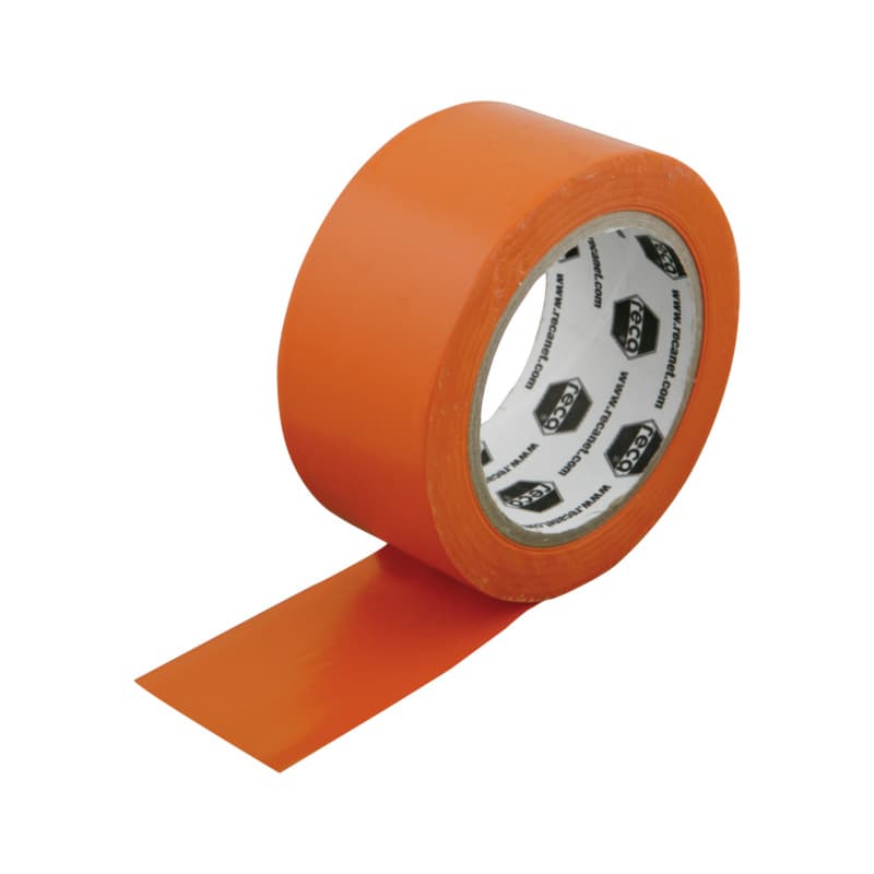 PVC plastering tape, smooth, orange 50 mm x 33 m