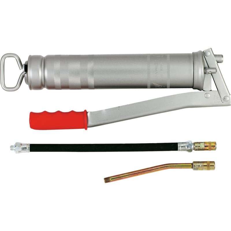 Hand-lever grease gun