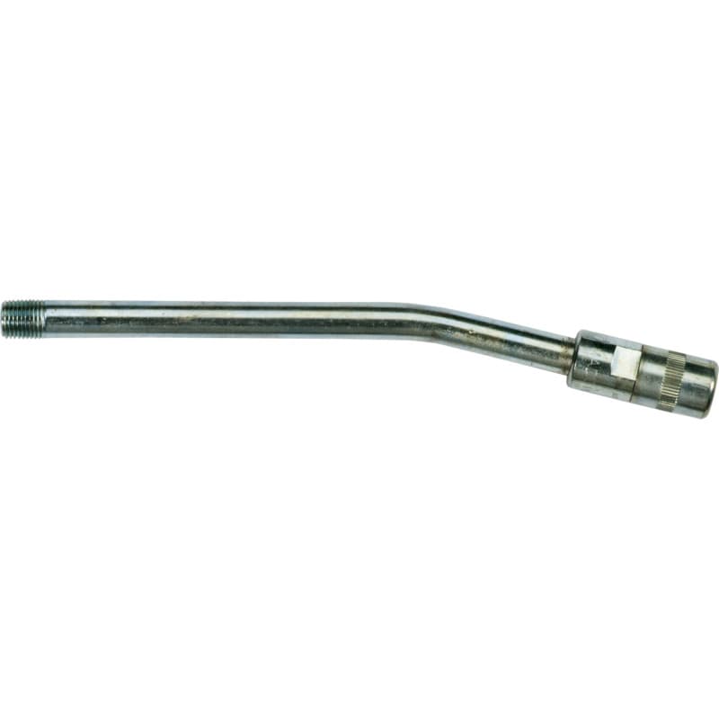 Nozzle pipe with hydraulic nozzle for hand-lever grease gun