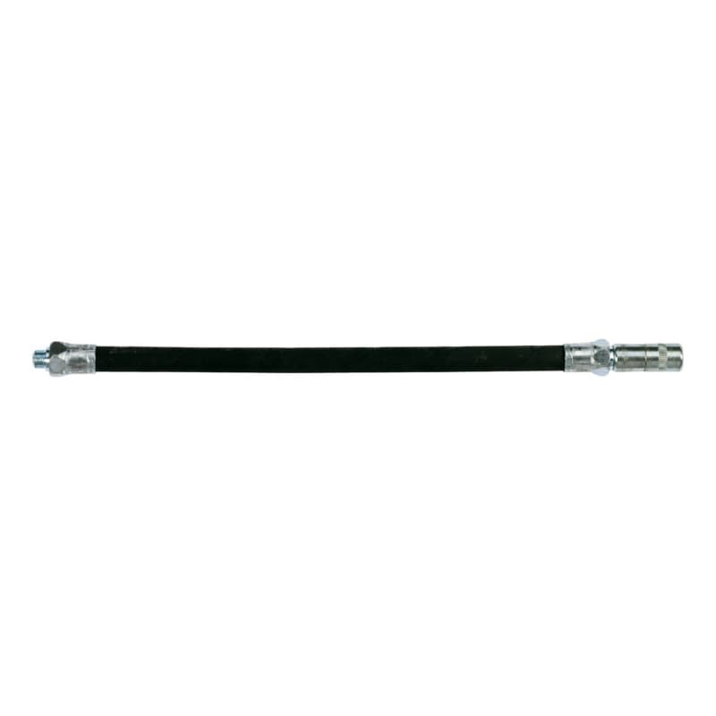 Rubber reinforced hose for hand-lever grease gun