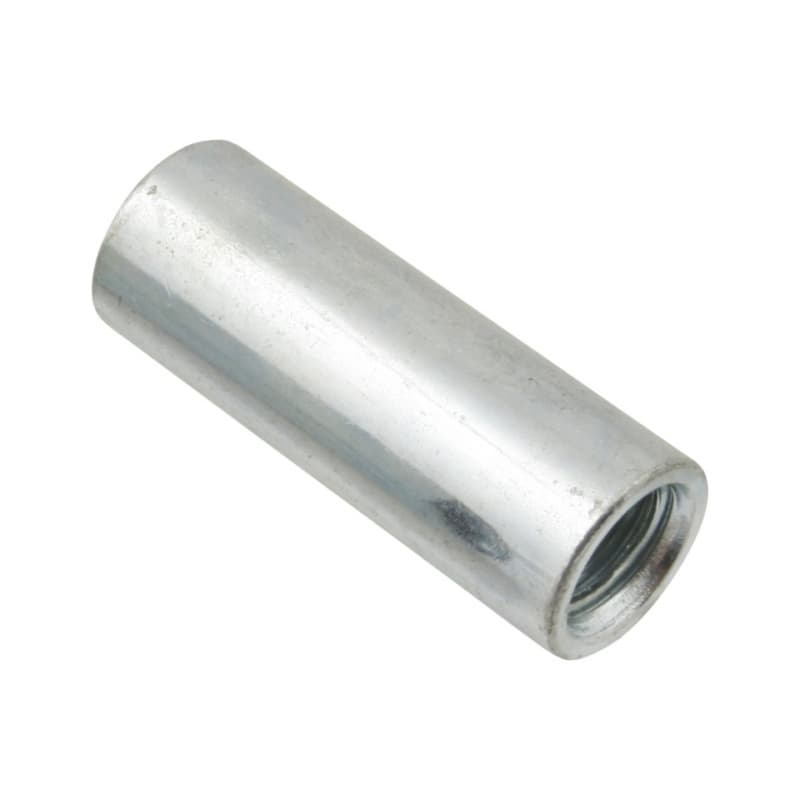 Spacer sleeves, round, galvanised M10 x 25