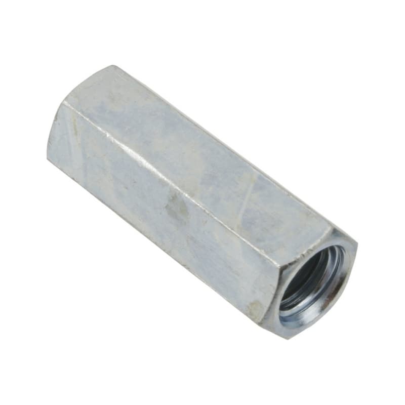 Spacer sleeves, hexagonal, size 13, galvanised M10 x 25