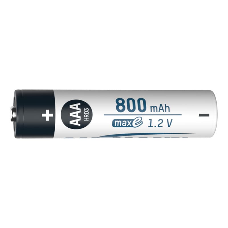 max e NIMH rechargeable battery 800 mAh, 1.2 V, AAA