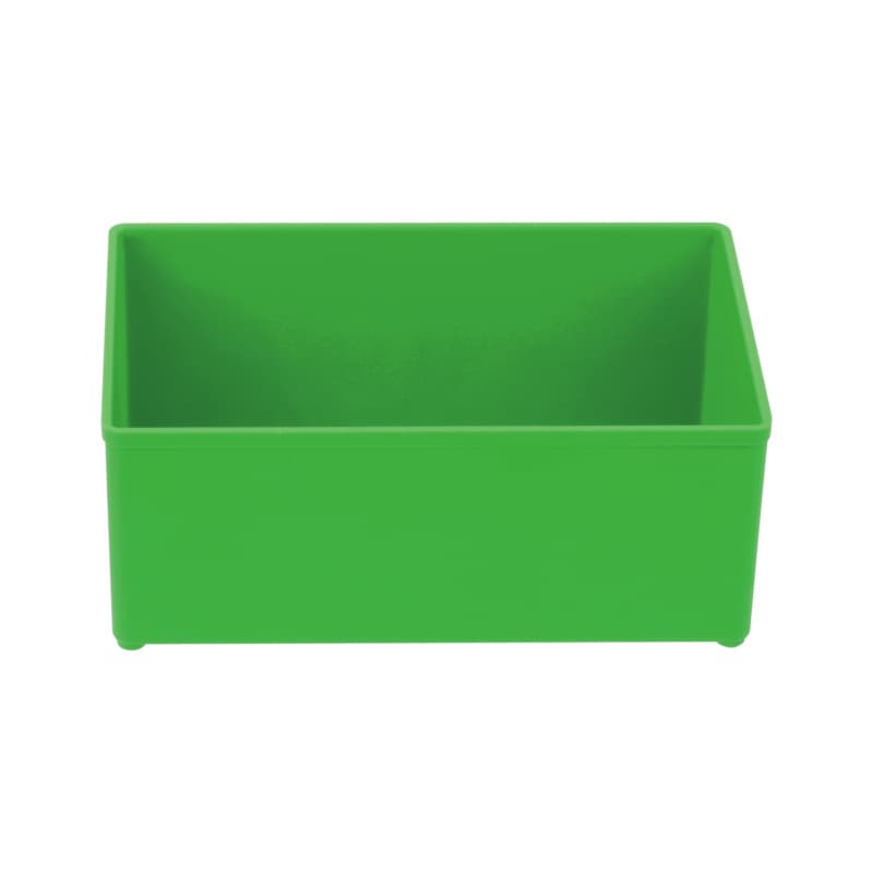 Empty box D3 green 156 x 104 x 63 mm