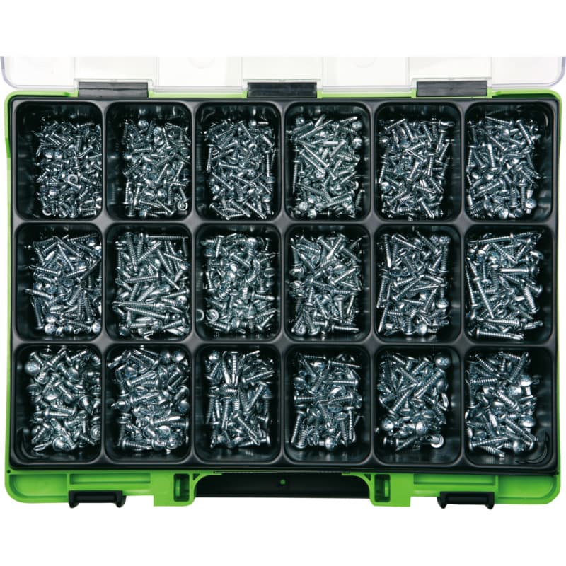 VISO self-drilling screw assortment DIN 7504-N, Phillips drive