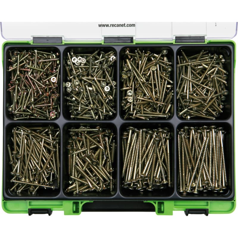 VISO self-drilling screw assortment, wood/wood design