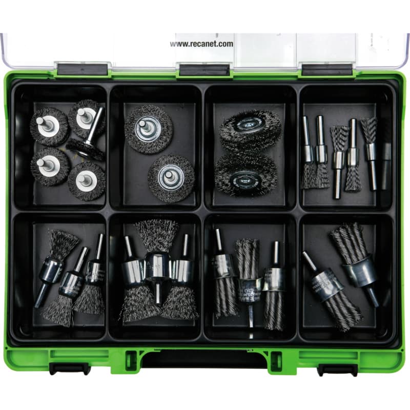 VISO wire brush assortment, steel wire