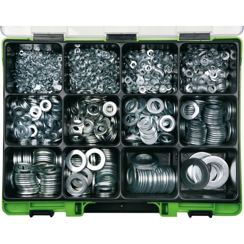 VISO washer assortment DIN 125 galvanised steel