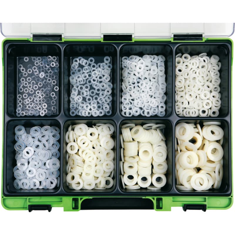 VISO washer assortment DIN 125 polyamide, 3.2 - 13 mm