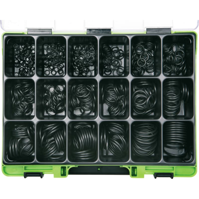 VISO O-ring assortment, Perbunan, Ø 5.28 - 36.10 mm