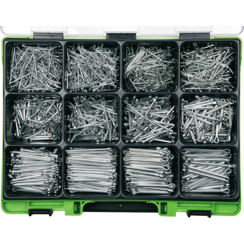 VISO split pin assortment DIN 94 galvanised steel