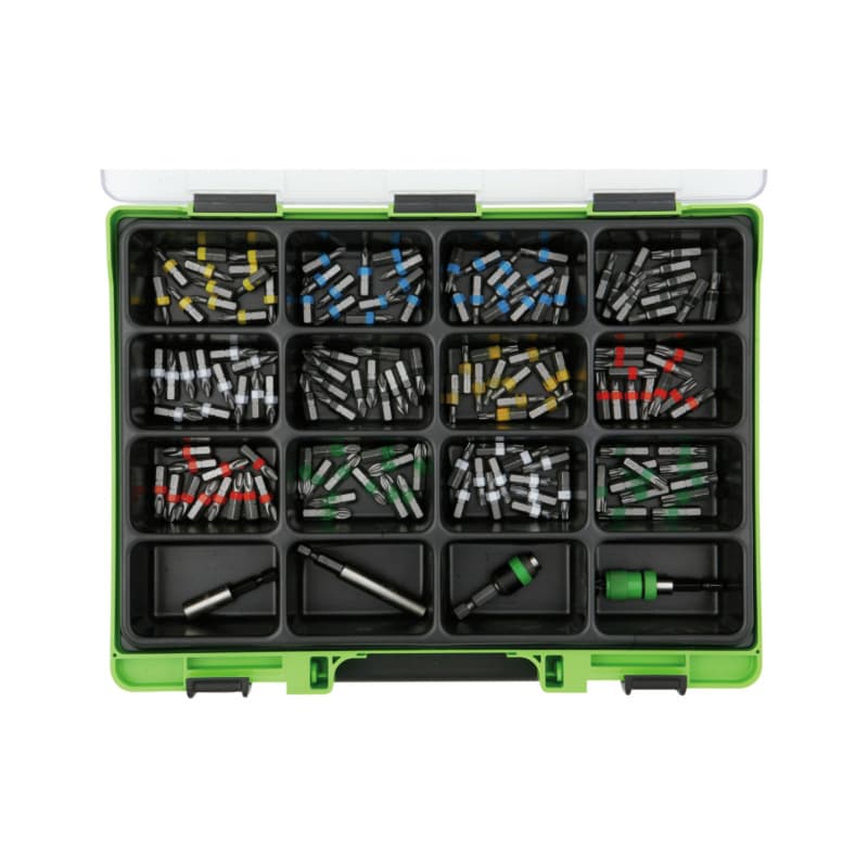VISO bit assortment with bit holder PH, PZ, TX 1/4"