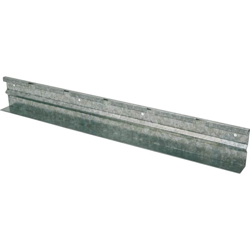 Wall mounting rail for 6 plastic storage boxes, size 3 880 mm