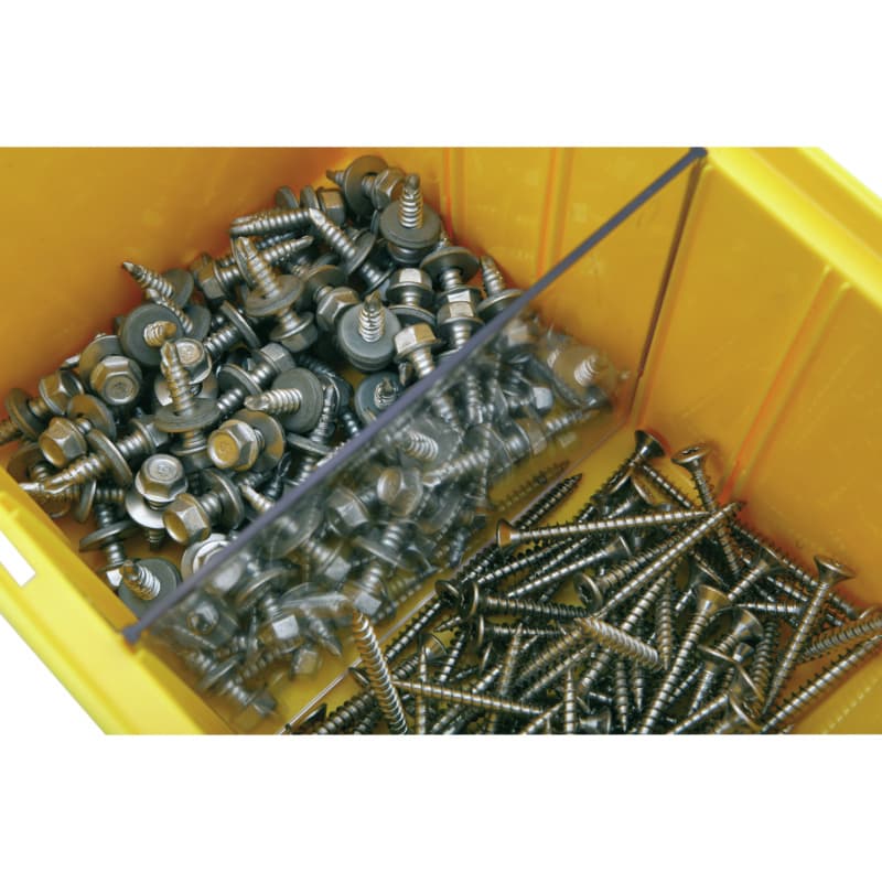 Dividers for plastic storage boxes, size 1, crosswise
