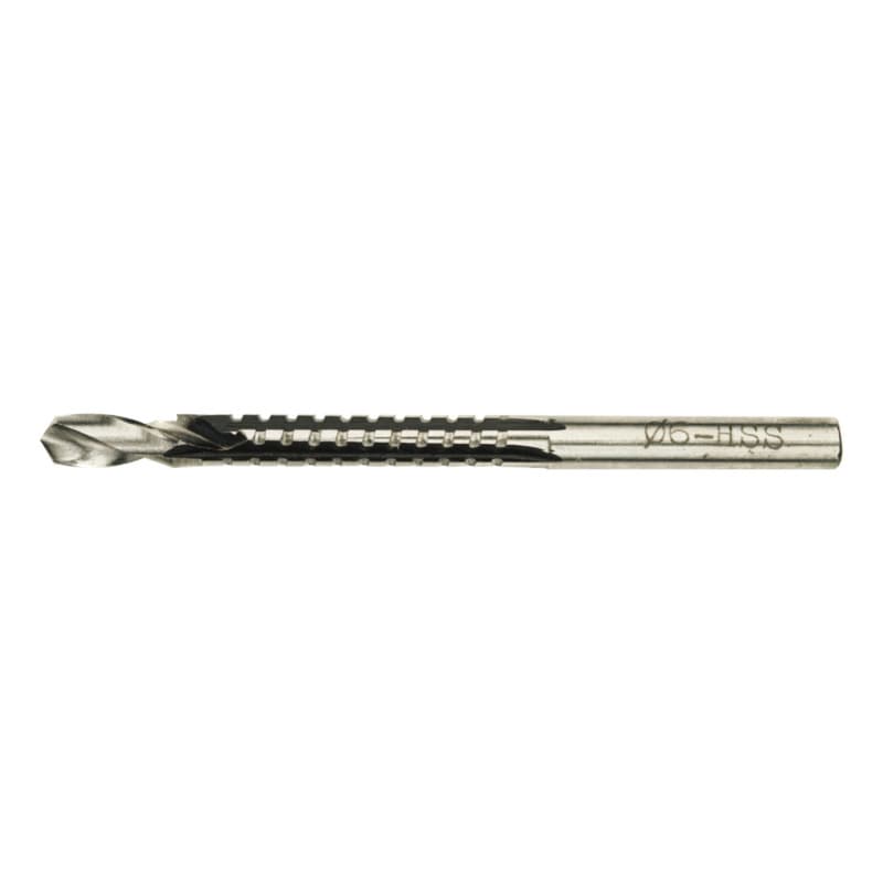 Universal milling drill bit, HSS, 6.0 mm