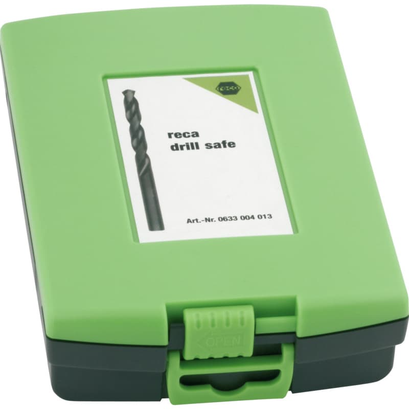 SAFE plastic twist drill cassette, empty, 1.0–10.0 mm