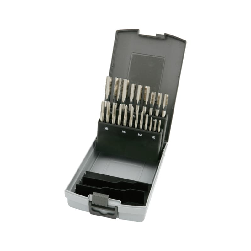 Hand tap set, DIN 352, HSS, M3–M12