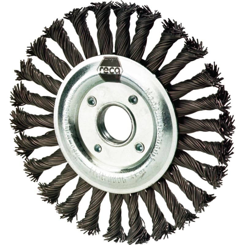 Cylinder wire brush, steel wire, for angle grinder, 115 mm