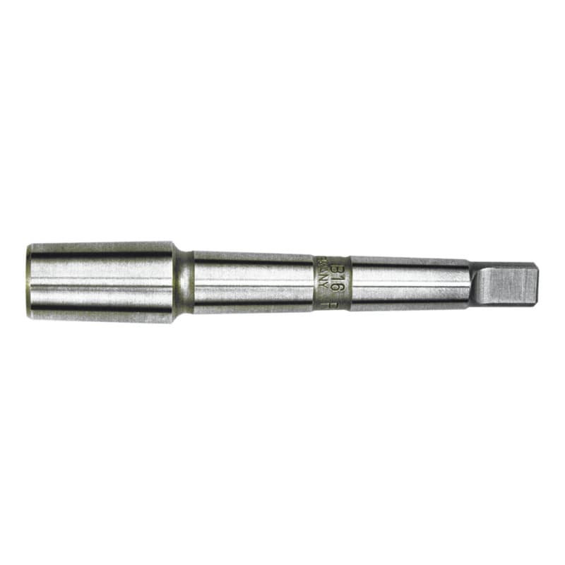 Morse taper arbor, DIN 238, drill chuck B 12, MT 1
