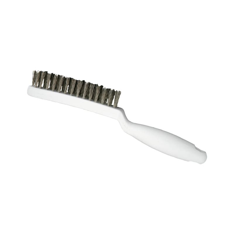 Plastic wire hand brush, stainless steel wire, 3 rows