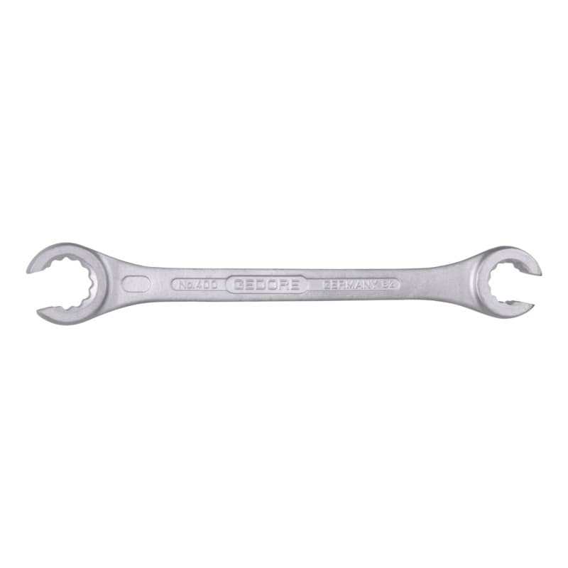 Double-end box wrench DIN 3118 open, angled 14 x 17 mm