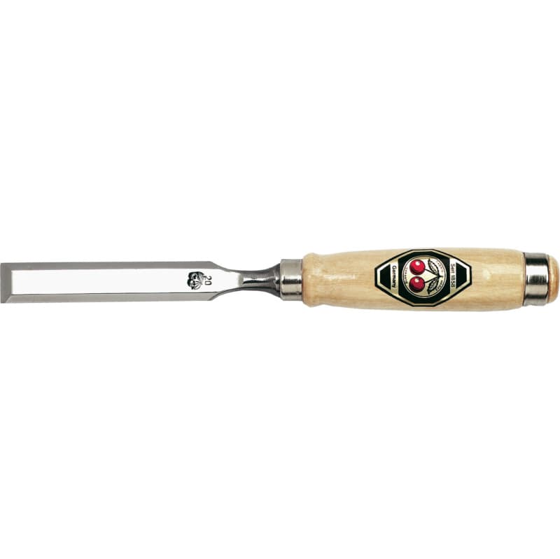 Bevelled-edge chisel set, 6 pcs. 6, 10, 12, 16, 20, 26 mm