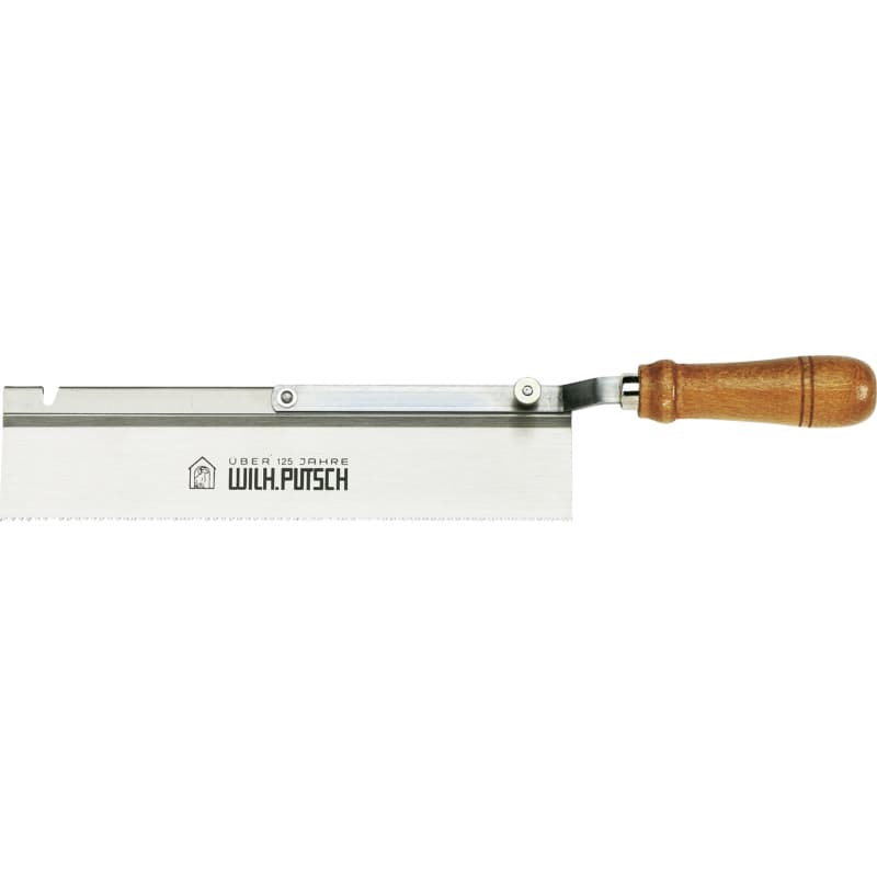Backsaw with wooden handle, adjustable: right/left 250 mm