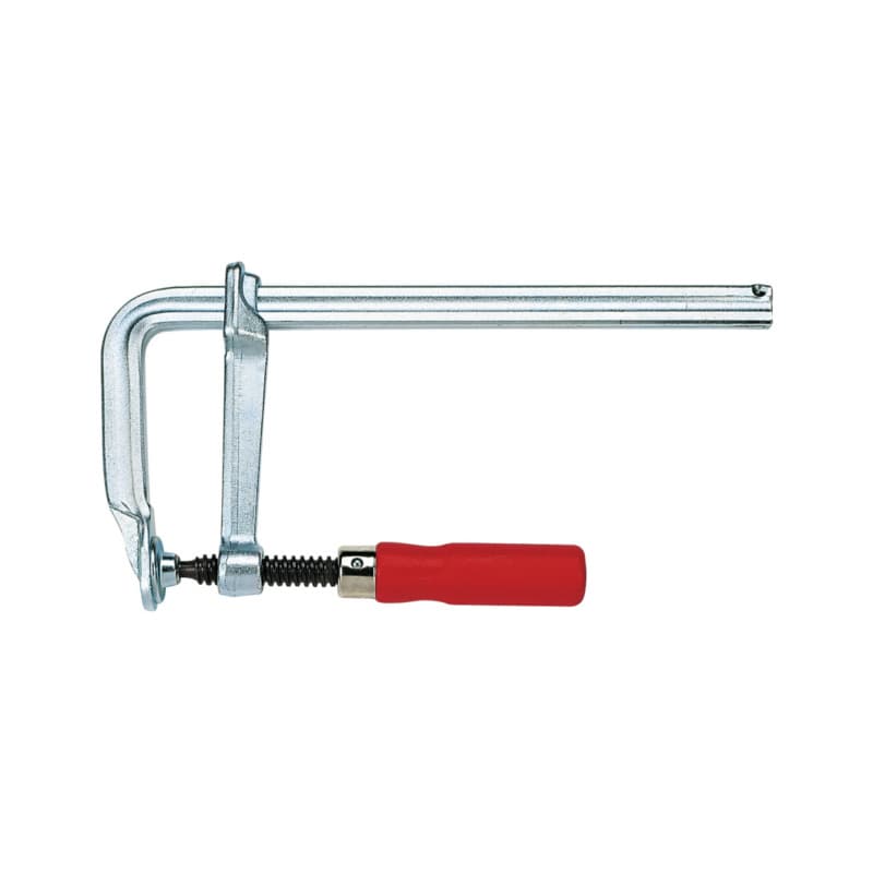 All-steel screw clamp, throat depth 80 mm, clamping width 160 mm